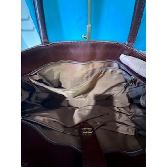 CHANEL Vintage Coated Canvas Leather Trimmed Satchel*Hologram*ENTRUPY COA - Picture 8 of 16